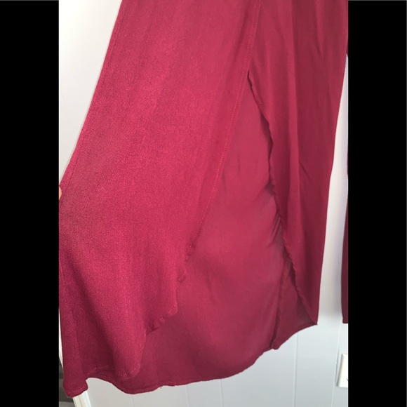 Jolt Kimono & Living Doll Split Pants Wine Size 3X - Picture 10 of 16